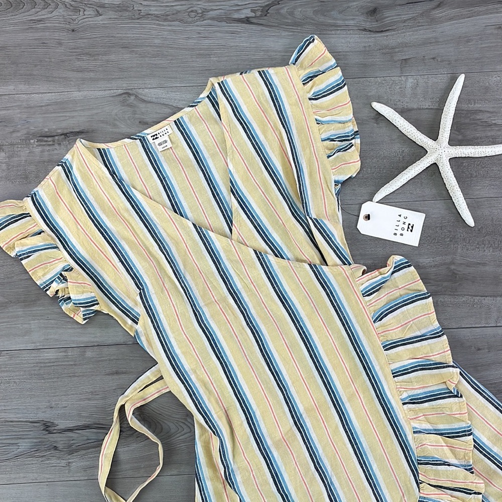 🔆BILLABONG🔆 WRAP AND ROLL WRAP DRESS - Picture 6 of 16
